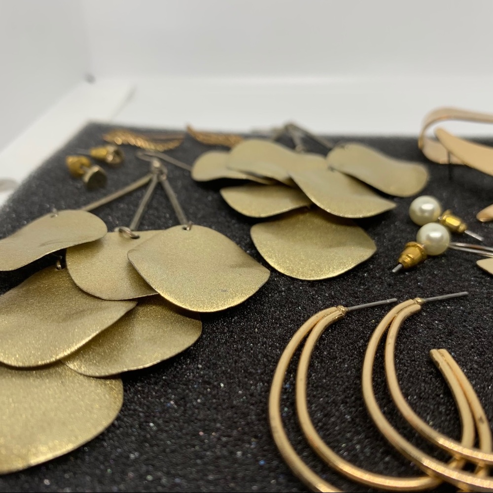 Gold Earring & Ring Bundle - Picture 4 of 5
